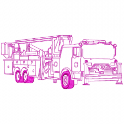 Truck Embroidery Design 6 Truck Embroidery Design 6